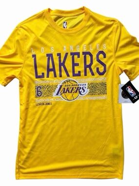 NBA Los Angeles Lakers Yellow & Purple Graphic T-Shirt